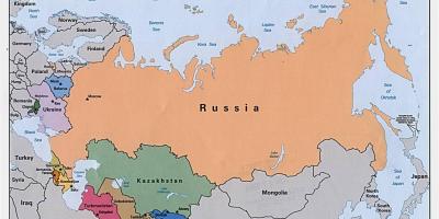 Um mapa da Rússia