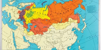 Mapa da Rússia de 1914