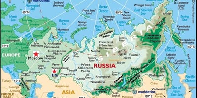 Mapa da ufa Rússia