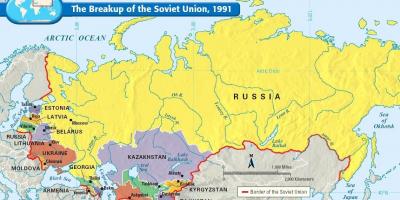 Mapa URSS